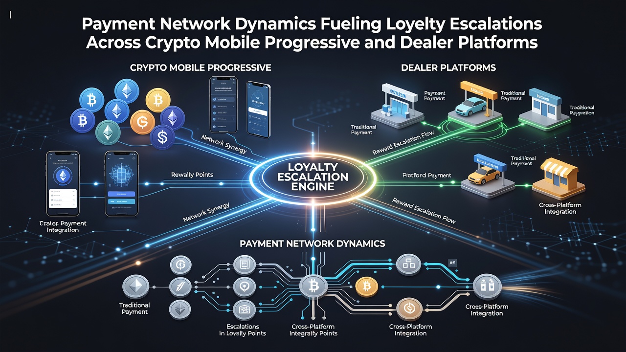 Crypto mobile payment networks connecting progressive slots and live dealer tables across wireless platforms